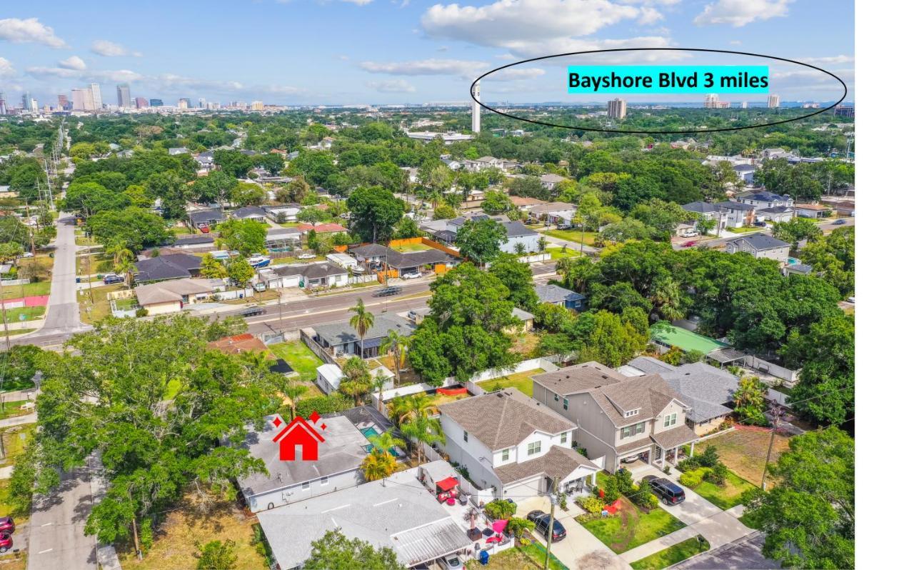 Heated Pool! Paradise In Midtown Tampa 3B2B Exterior foto